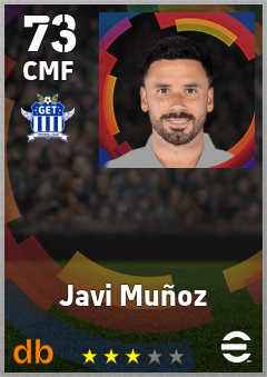Javi Muñoz eFootball player card