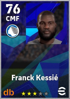Franck Kessié — CMF, OVR 76, MAX 76