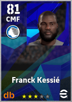Franck Kessié — CMF, OVR 81, MAX 81