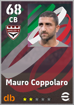 Mauro Coppolaro — CB, OVR 68, MAX 68