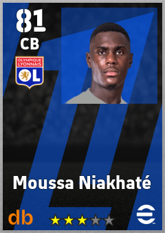 Moussa Niakhaté — CB, OVR 81, MAX 90