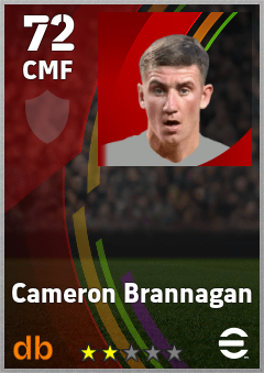 Cameron Brannagan eFootball player card