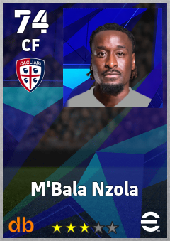 M'Bala Nzola — CF, OVR 74, MAX 74