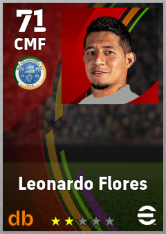 Leonardo Flores — CMF, OVR 71, MAX 71