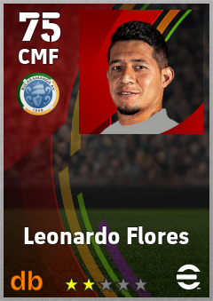 Leonardo Flores — CMF, OVR 75, MAX 75