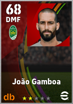 João Gamboa — DMF, OVR 68, MAX 68