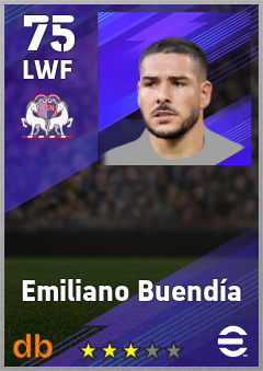 Emiliano Buendía eFootball player card