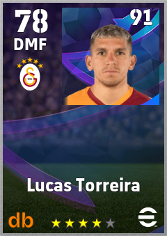 Lucas Torreira eFootball player card