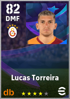 Lucas Torreira — DMF, OVR 82, MAX 91