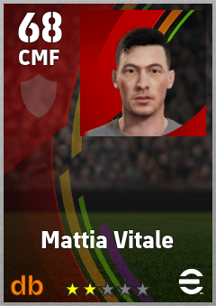 Mattia Vitale eFootball player card