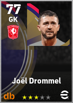 Joël Drommel — GK, OVR 77, MAX 77