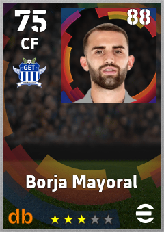 Borja Mayoral eFootball player card