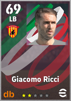 Giacomo Ricci — LB, OVR 69, MAX 69