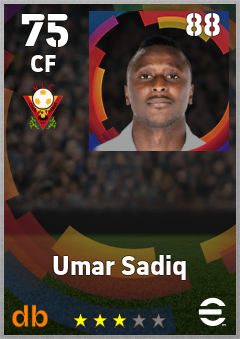 Umar Sadiq eFootball player card