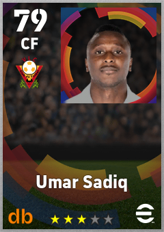 Umar Sadiq eFootball player card