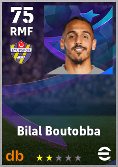 Bilal Boutobba — RMF, OVR 75, MAX 75
