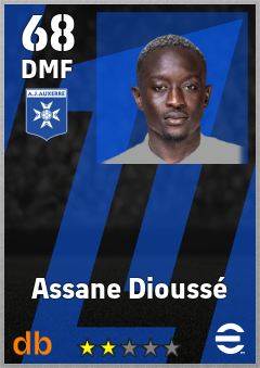 Assane Dioussé eFootball player card
