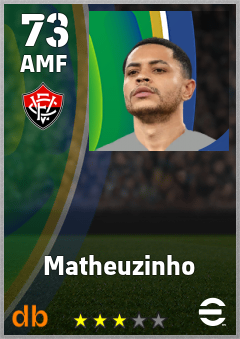 Matheuzinho eFootball player card