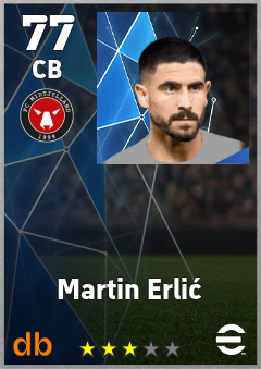 Martin Erlić — CB, OVR 77, MAX 77
