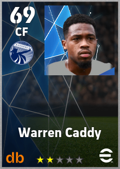 Warren Caddy — CF, OVR 69, MAX 69