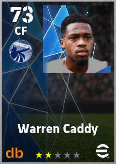 Warren Caddy — CF, OVR 73, MAX 73