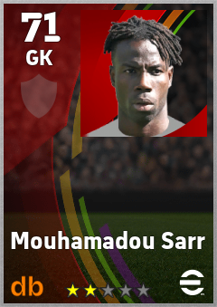 Mouhamadou Sarr eFootball player card