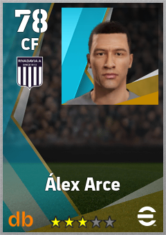 Álex Arce — CF, OVR 78, MAX 78