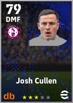 Josh Cullen — DMF, OVR 79, MAX 79