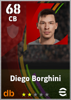 Diego Borghini eFootball player card