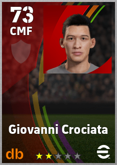 Giovanni Crociata — CMF, OVR 73, MAX 73