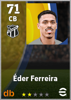 Éder Ferreira — CB, OVR 71, MAX 71