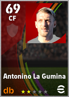 Antonino La Gumina — CF, OVR 69, MAX 69