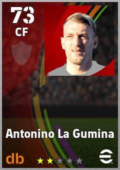 Antonino La Gumina — CF, OVR 73, MAX 73