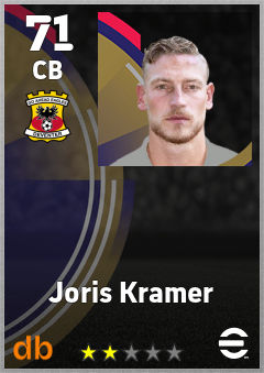 Joris Kramer — CB, OVR 71, MAX 71