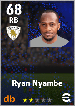 Ryan Nyambe — RB, OVR 68, MAX 68