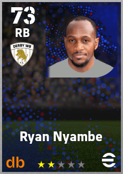 Ryan Nyambe — RB, OVR 73, MAX 73