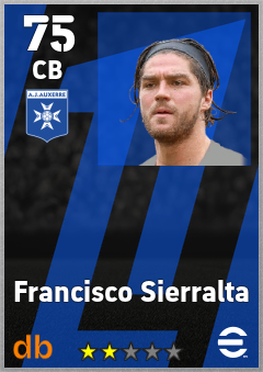 Francisco Sierralta — CB, OVR 75, MAX 75