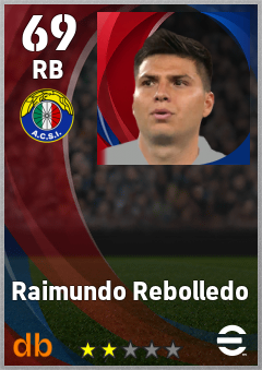 Raimundo Rebolledo — RB, OVR 69, MAX 69
