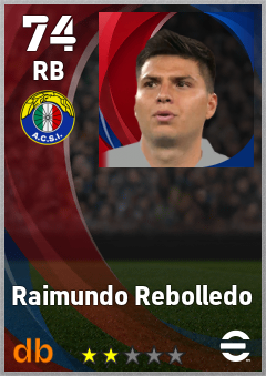 Raimundo Rebolledo — RB, OVR 74, MAX 74