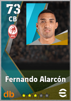 Fernando Alarcón — CB, OVR 73, MAX 73