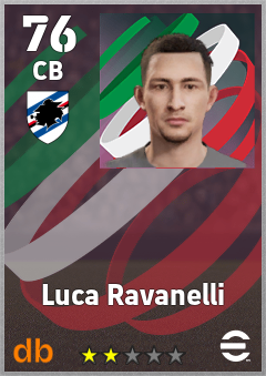 Luca Ravanelli eFootball player card