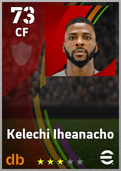 Kelechi Iheanacho eFootball player card