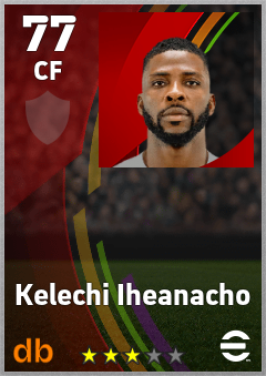 Kelechi Iheanacho eFootball player card