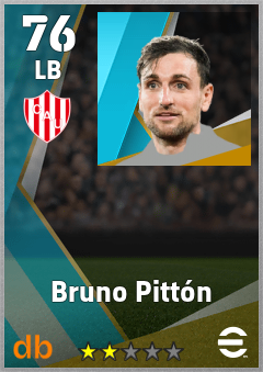 Bruno Pittón — LB, OVR 76, MAX 76