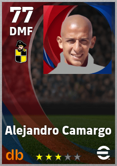 Alejandro Camargo — DMF, OVR 77, MAX 77