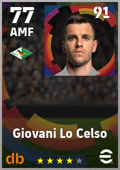 Giovani Lo Celso eFootball player card