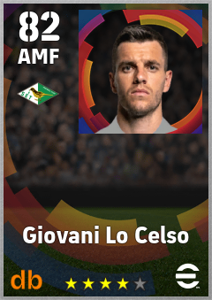 Giovani Lo Celso — AMF, OVR 82, MAX 91