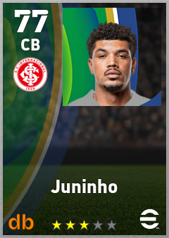 Juninho — CB, OVR 77, MAX 77