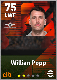 Willian Popp — LWF, OVR 75, MAX 75