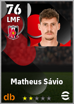 Matheus Sávio — LMF, OVR 76, MAX 76